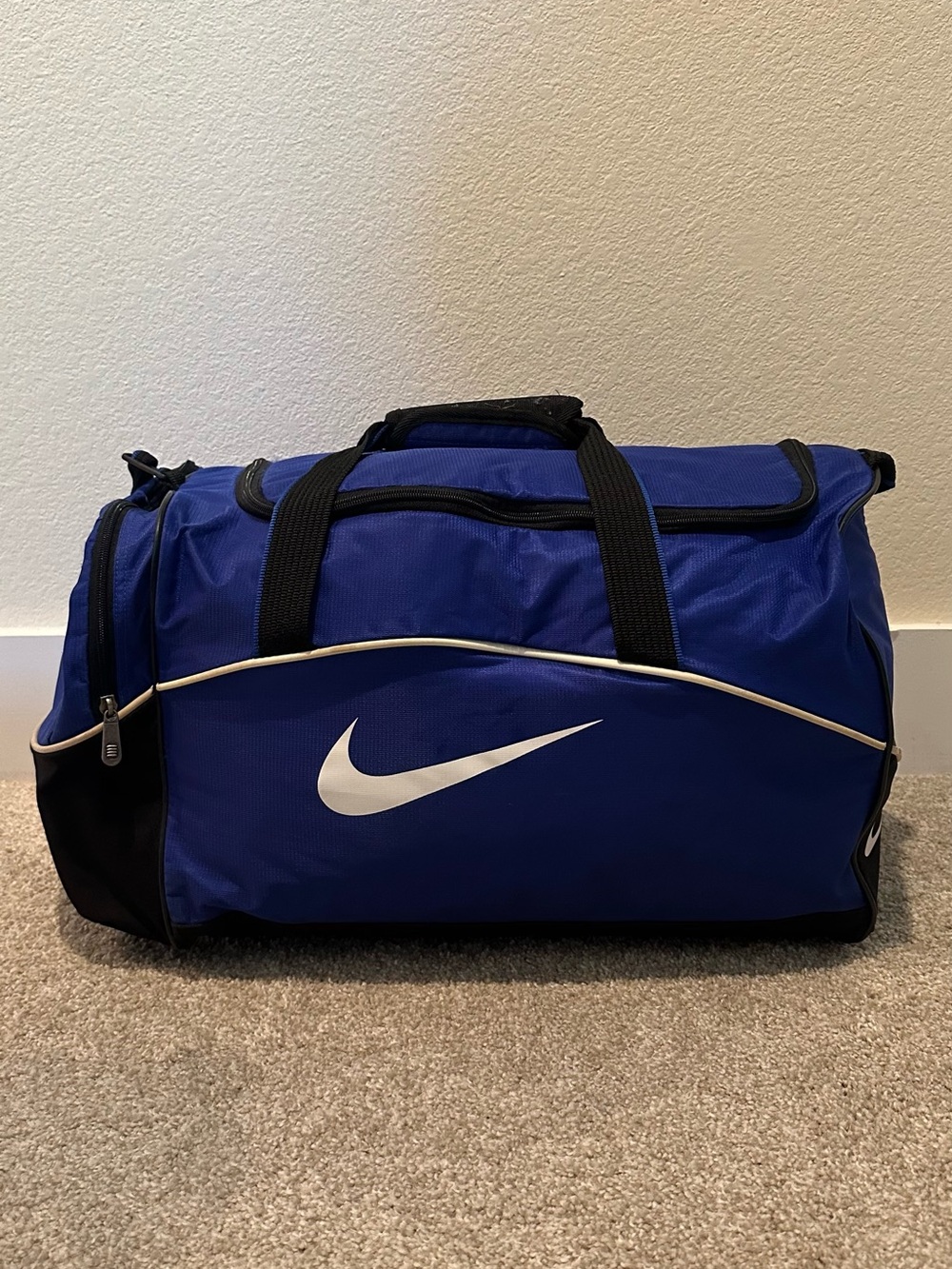 Nike Blue Brasilia Duffel Bag